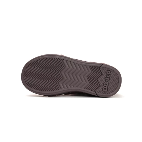 D.D.Step Kislány Világító Magasszárú Zárt cipő Chocolate unikornis 25