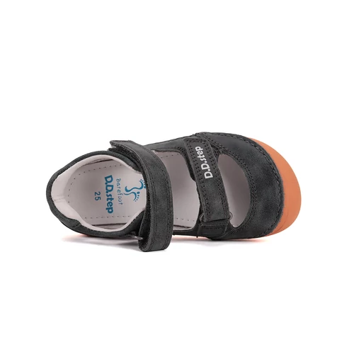 D.D.Step Fiú Barefoot nyitott cipő Dark Grey  (26-31)