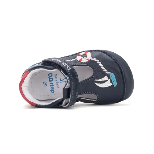 D.D.Step Kisfiú Barefoot Nyitott cipő Royal Blue (20-25)