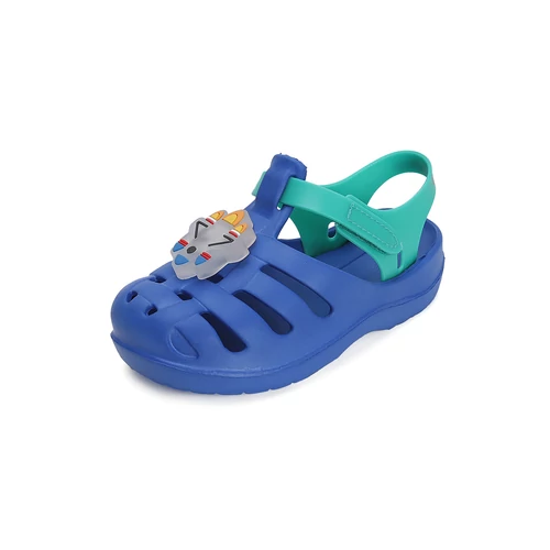 DDstep fiú gumi szandál világító (LED) díszítéssel Bermuda Blue (20-25)