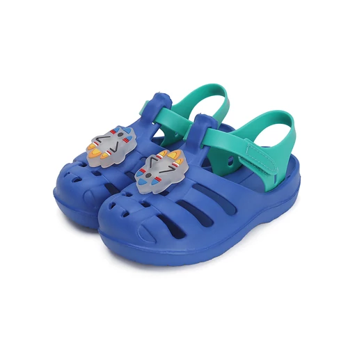 DDstep fiú gumi szandál világító (LED) díszítéssel Bermuda Blue (20-25)