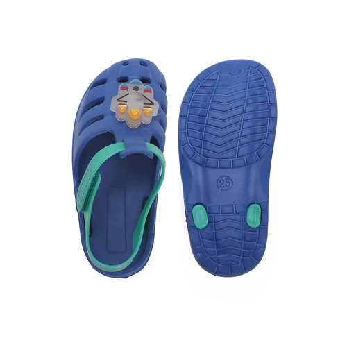 DDstep fiú gumi szandál világító (LED) díszítéssel Bermuda Blue (20-25)