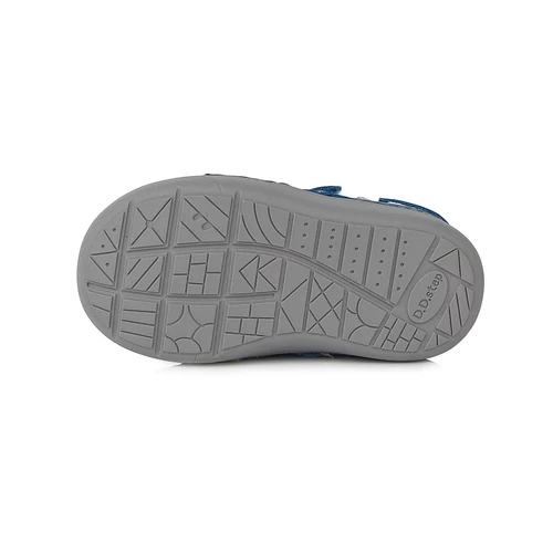 D.D.STEP kisfiú zárt cipő Bermuda blue zebra